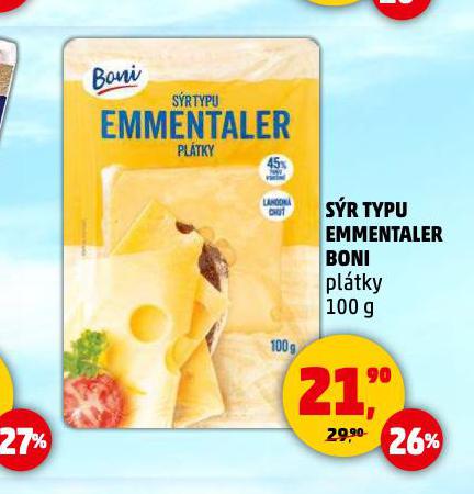 SR TYPU EMMENTALER BONI