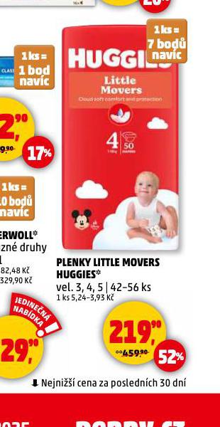 HUGGIES PLENKY LITTLE MOVERS