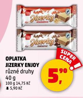 OPLATKA JIZERKY ENJOY