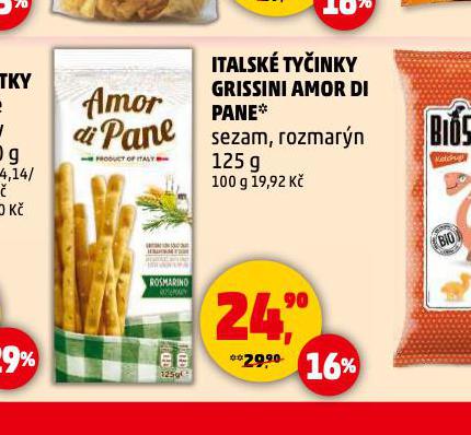 ITALSK TYINKY GRISSINI AMOR DI PANE