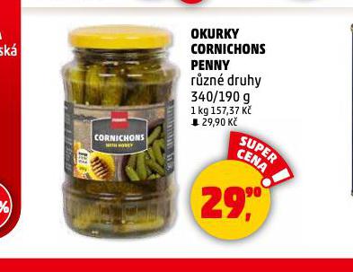 OKURKY CORNICHONS PENNY