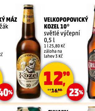PIVO VELKOPOPOVICK KOZEL 10