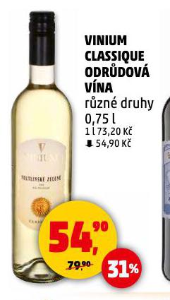 VINIUM CLASSIQUE ODRDOV VNA