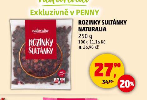 ROZINKY SULTNKY NATURALIA