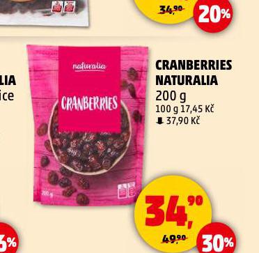 CRANBERRIES NATURALIA
