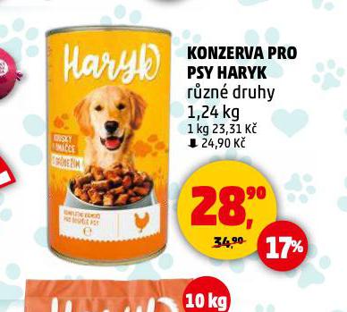 HARYK KONZERVA PRO PSY