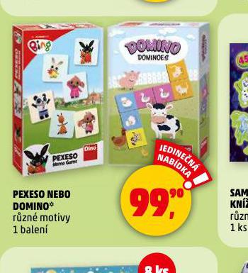 PEXESO NEBO DOMINO