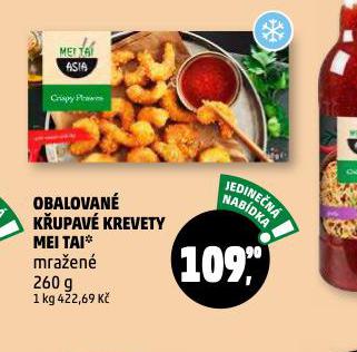 OBALOVAN KUPAV KREVETY MEI TAI