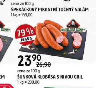 UNKOV KLOBSA S NIVOU GRIL