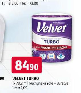 VELVET TURBO KUCHYSK ROLE