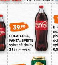COCA COLA, FANTA, SPRITE