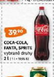 COCA COLA, FANTA, SPRITE