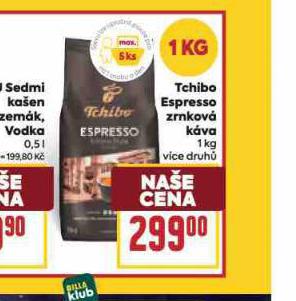 TCHIBO ESPRESSO ZRNKOV KVA