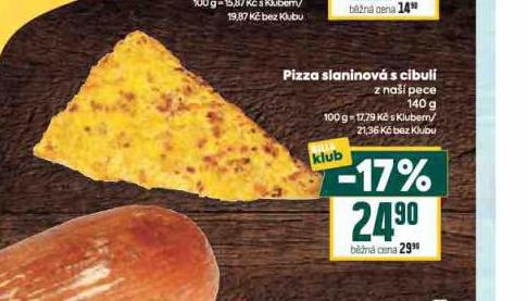 PIZZA SLANINOV S CIBUL