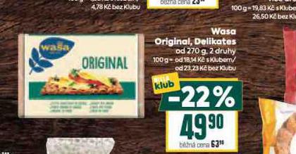 WASA ORIGINAL, DELIKATES