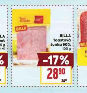 BILLA TOASTOV UNKA 90%