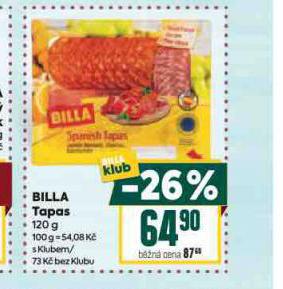 BILLA TAPAS