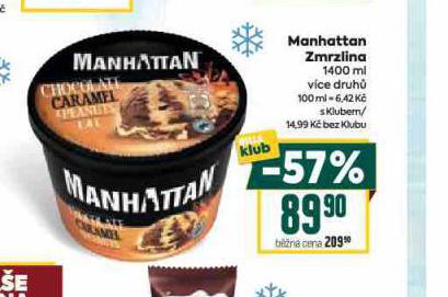 MANHATTAN ZMRZLINA