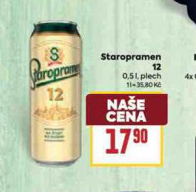 PIVO STAROPRAMEN 12