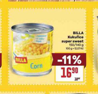 BILLA KUKUICE SUPER SWEET