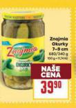ZNOJMIA OKURKY 7-9 CM