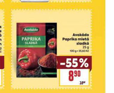 AVOKDO PAPRIKA MLET SLADK