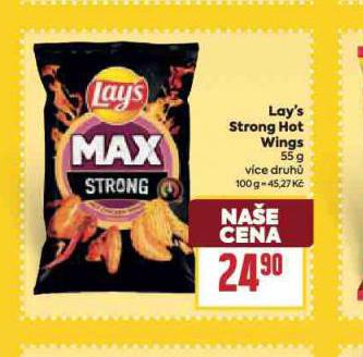 LAYS STRONG HOT WINGS