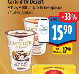 CARTE D'OR SMETANOV DEZERT