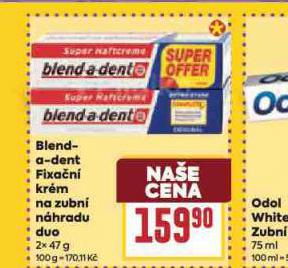 BLEND A DENT FIXAN KRM NA ZUBN NHRADY