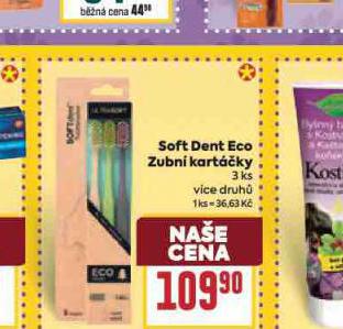 SOFT DENT ECO ZUBN KARTKY