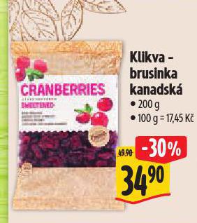 KLIKVA - BRUSINKA KANADSK