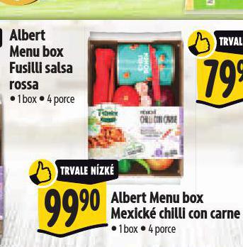 MENU BOX MEXICK CHILLI CON CARNE