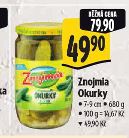ZNOJMIA OKURKY