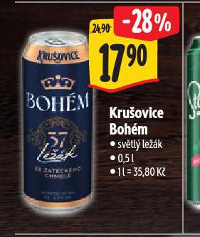 PIVO KRUOVICE BOHM