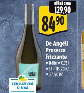 DE ANGELI PROSECCO FRIZZANTE
