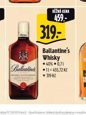 BALLANTINE'S SKOTSK WHISKY
