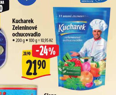 KUCHAREK ZELENINOV OCHUCOVADLO