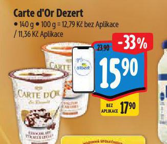 CARTE D'OR SMETANOV DEZERT