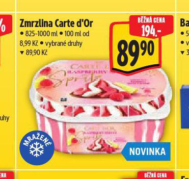 ZMRZLINA CARTE DOR