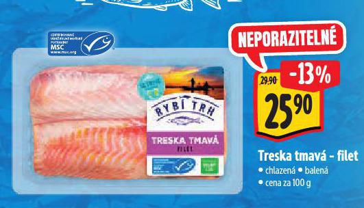 TRESKA TMAV - FILET