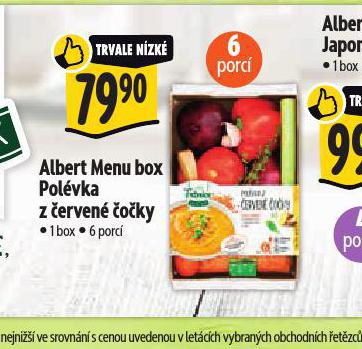 ALBERT MENU BOX POLVKA Z ERVEN OKY
