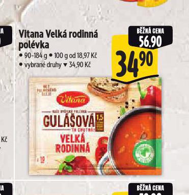 VITANA VELK RODINN POLVKA