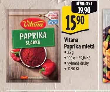 VITANA PAPRIKA MLET