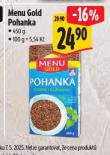 MENU GOLD POHANKA