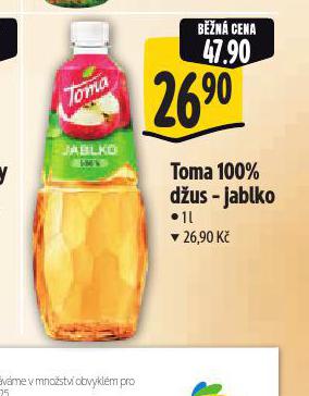 toma 100% dus, jablko