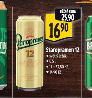 PIVO STAROPRAMEN 12