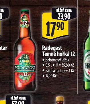 PIVO RADEGAST TEMN HOK 12
