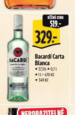 BACARDI CARTA BLANCA