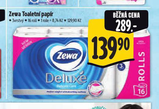 ZEWA DELUXE TOALETN PAPR
