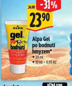 ALPA GEL PO BODNUT HMYZEM